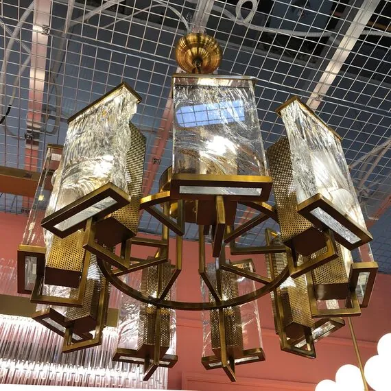 Cloyd 10285 Люстра MINERAL C9 диаметр - 65 см, хрусталь латунь, изображение 2