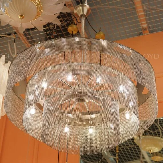 Cloyd 11358 Люстра ONASSIS C12 диаметр - 80 см, никель сатин, изображение 4