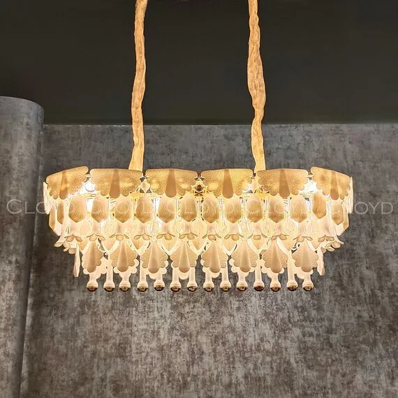 Cloyd 11493 Люстра PLINSE C14 ширина - 102 см, керамика золото, изображение 2