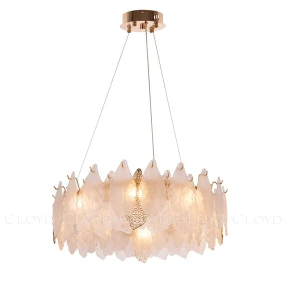 Cloyd 10434 Люстра SENEGAL - B C8 диаметр - 60 см, с золотыми листьями золото