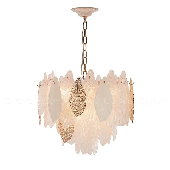 Cloyd 11177 Люстра SENEGAL - A C8 диаметр - 49 см, с золотыми листьями золото