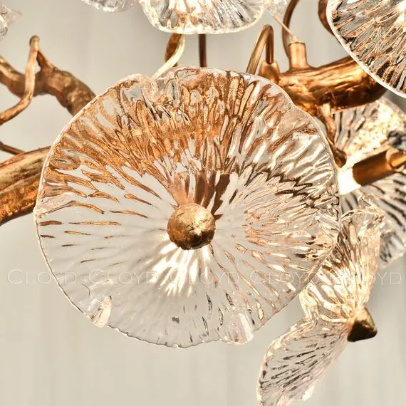 Cloyd 11095 Люстра MIMESIS C14 ширина - 130 см, латунь, изображение 2