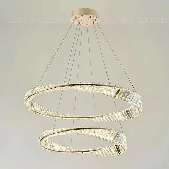 Cloyd 11459 Люстра PAULI C2 диаметр - 80 см, золото