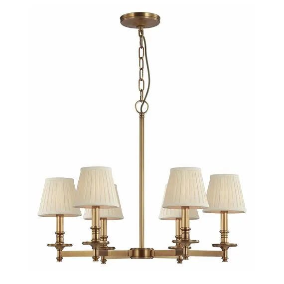 Cloyd 10113 Люстра RAGTIME C6 диаметр - 66 см, латунь