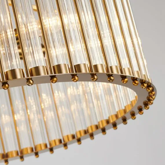 Cloyd 10641 Люстра RODERIC C6 диаметр - 61 см, латунь, изображение 2