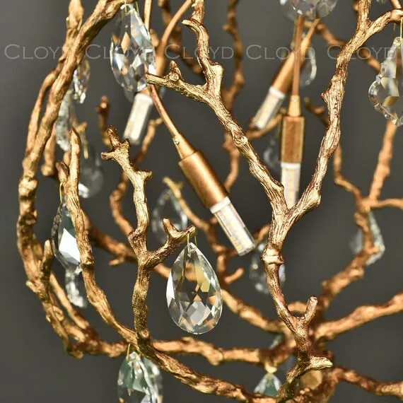 Cloyd 11103 Люстра OCCULT C6 латунь, изображение 3