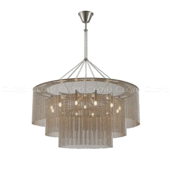 Cloyd 11358 Люстра ONASSIS C12 диаметр - 80 см, никель сатин