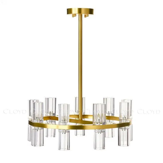 Cloyd 10463 Люстра RECOLE C18 диаметр - 55 см, латунь