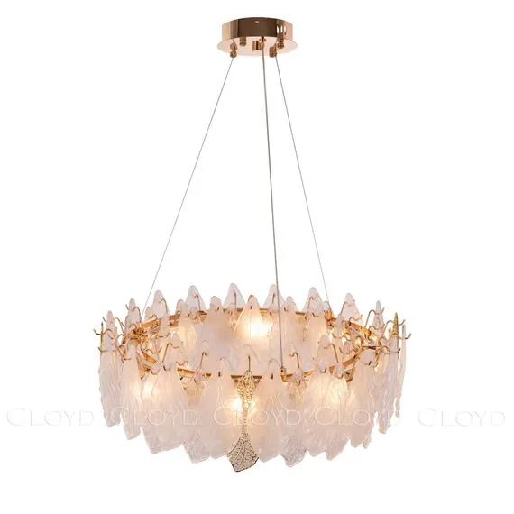 Cloyd 10434 Люстра SENEGAL - B C8 диаметр - 60 см, с золотыми листьями золото, изображение 5