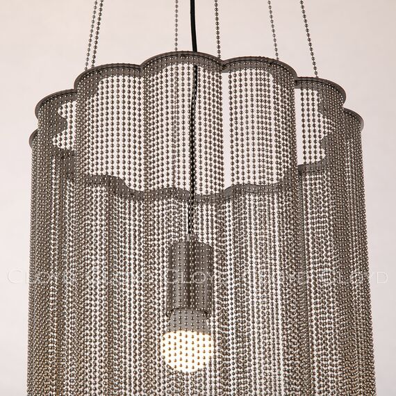 Cloyd 11474 Подвесной светильник ONASSIS P1 диаметр - 30 см, никель сатин, изображение 3