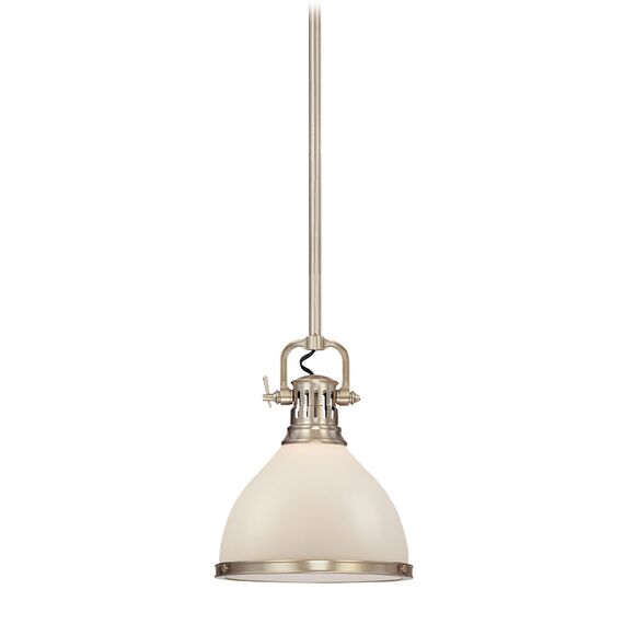 Cloyd 10189 Подвесной светильник PECK P1 диаметр - 26 см, никель