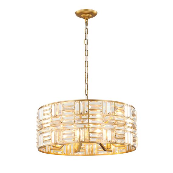 Cloyd 10696 Люстра MOVILLE C4 диаметр - 55 см, латунь