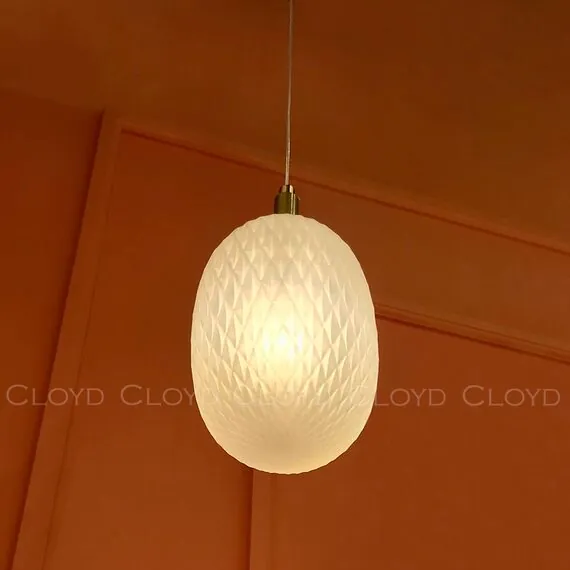 Cloyd 11434 Подвесной светильник ZAPFEN P1 диаметр - 13 см, латунь белое стекло