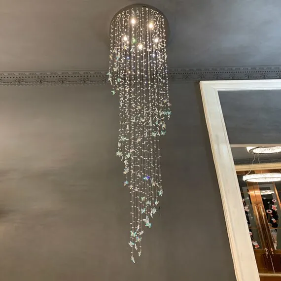 Cloyd 10887 Люстра WOLFGANG C5 высота - 260 см, хром