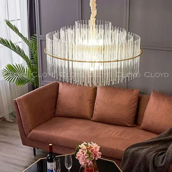 Cloyd 10780 Люстра VACOMBE - B C13 диаметр - 68 см, латунь, изображение 4