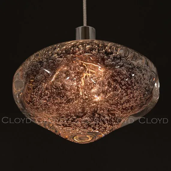 Cloyd 11346 Подвесной светильник VOCAL P1 хром розовое стекло, изображение 4