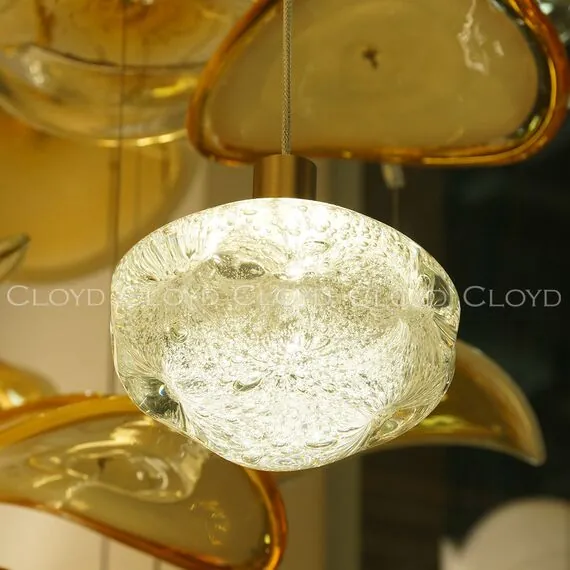 Cloyd 11345 Подвесной светильник VOCAL P1 латунь прозрачное стекло, изображение 4