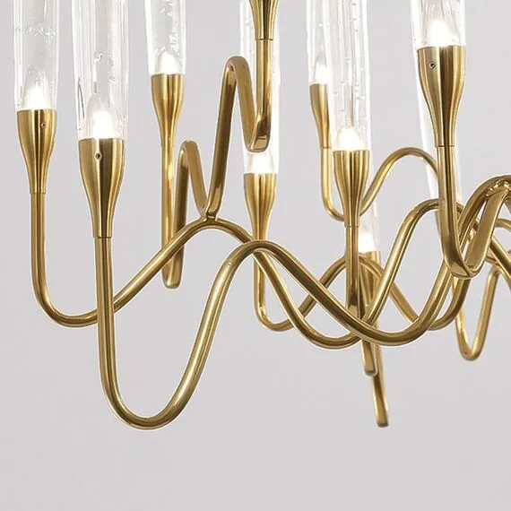 Cloyd 10765 Люстра ZOAR C16 диаметр - 70 см, латунь, изображение 2