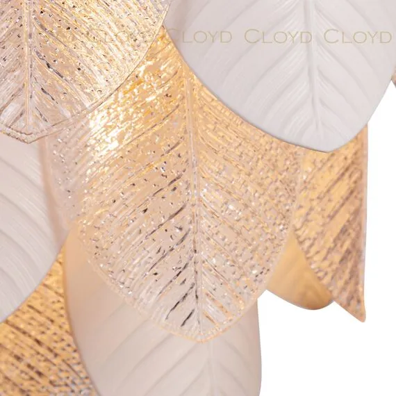 Cloyd 10662 Люстра TRAPESUND C19 диаметр - 62 см, белая керамика золото, изображение 5