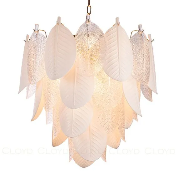 Cloyd 10662 Люстра TRAPESUND C19 диаметр - 62 см, белая керамика золото