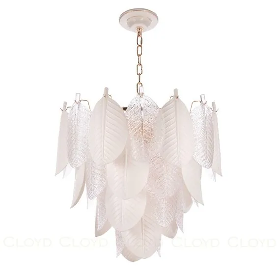 Cloyd 10662 Люстра TRAPESUND C19 диаметр - 62 см, белая керамика золото, изображение 4