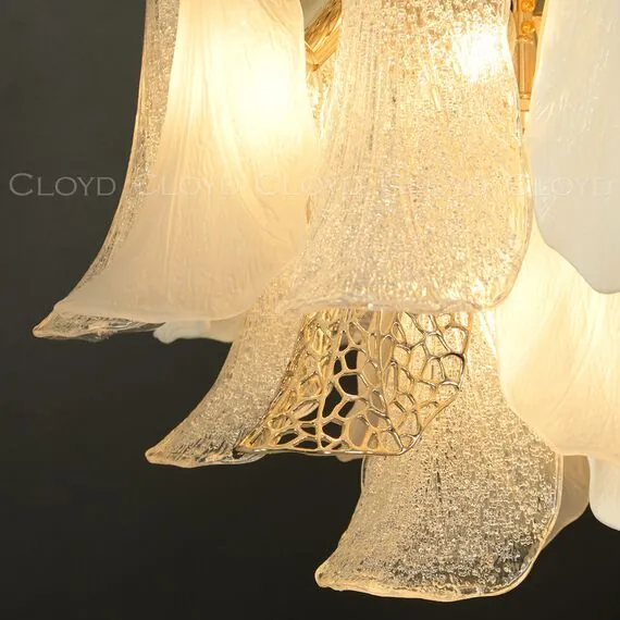 Cloyd 11325 Люстра WASABI C7 диаметр - 50 см, керамика золото, изображение 6