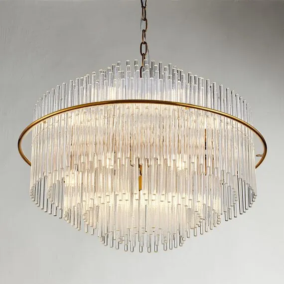 Cloyd 10780 Люстра VACOMBE - B C13 диаметр - 68 см, латунь, изображение 2