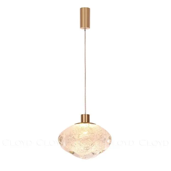 Cloyd 11345 Подвесной светильник VOCAL P1 латунь прозрачное стекло