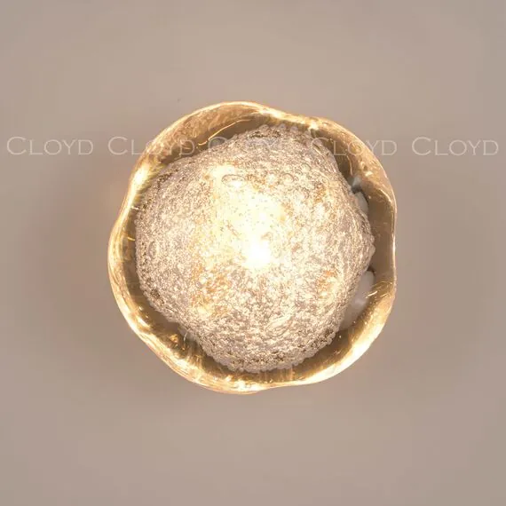 Cloyd 20366 Бра VOCAL W1 латунь прозрачное стекло, изображение 4