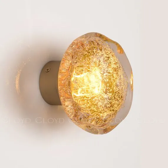 Cloyd 20368 Бра VOCAL W1 латунь янтарное стекло