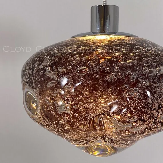 Cloyd 11346 Подвесной светильник VOCAL P1 хром розовое стекло, изображение 3