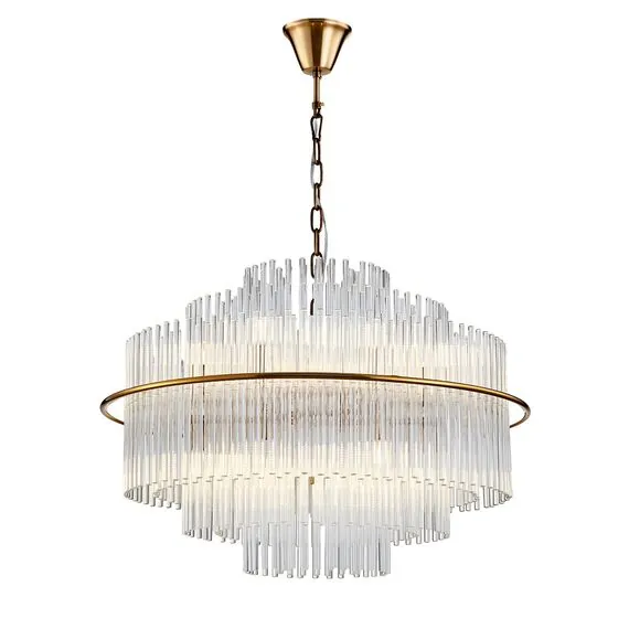 Cloyd 10780 Люстра VACOMBE - B C13 диаметр - 68 см, латунь