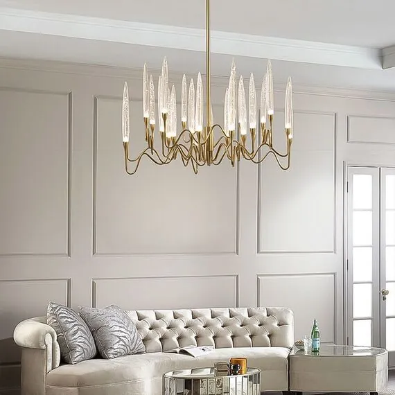 Cloyd 10765 Люстра ZOAR C16 диаметр - 70 см, латунь, изображение 3