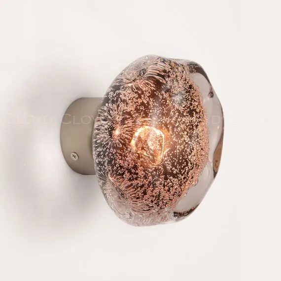 Cloyd 20365 Бра VOCAL W1 латунь розовое стекло