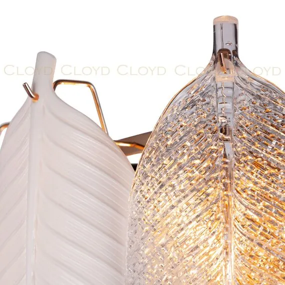 Cloyd 10662 Люстра TRAPESUND C19 диаметр - 62 см, белая керамика золото, изображение 6