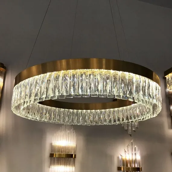 Cloyd 10768 Люстра TELEMAN C1 диаметр - 60 см, латунь, изображение 8