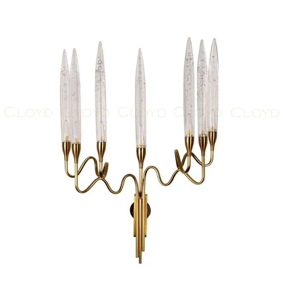 Cloyd 20210 Бра ZOAR W7 высота - 50 см, латунь