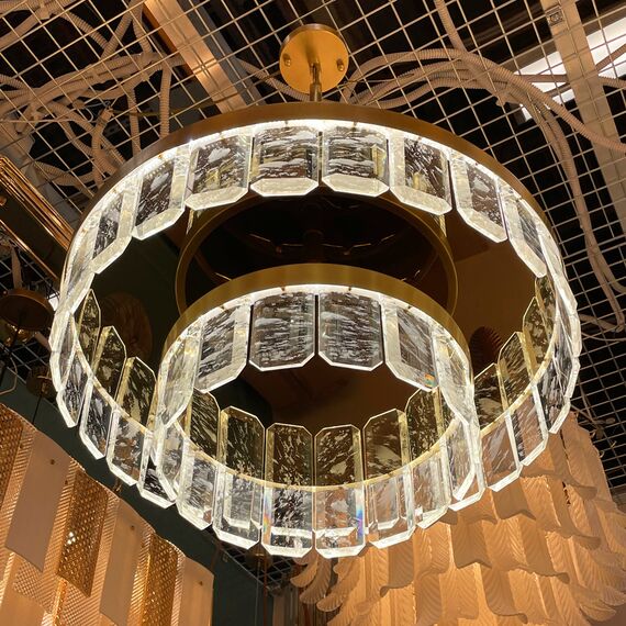 Cloyd 10749 Люстра STRAVINSKY - A C2 диаметр - 58 см, латунь, изображение 2