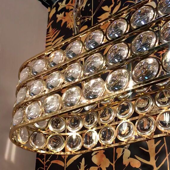 Cloyd 10294 Люстра VALENT C6 ширина - 100 см, золото, изображение 2