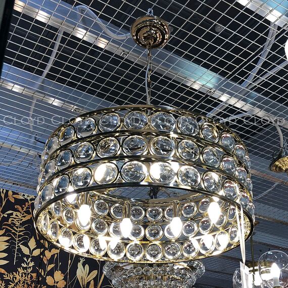 Cloyd 10297 Люстра VALENT C8 диаметр - 65 см, золото, изображение 4