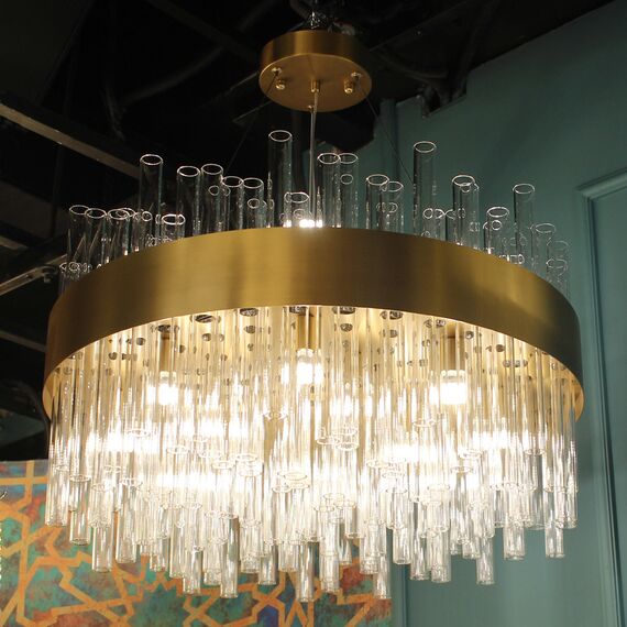 Cloyd 10633 Люстра TUBEO C20 диаметр - 65 см, латунь, изображение 2