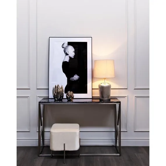 Garda Decor 22-88237 Лампа настольная плафон кремовый d30*64см, изображение 5