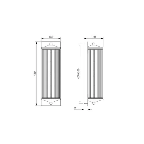 Garda Decor K2KG0604W-1 Бра d13*42см, изображение 2