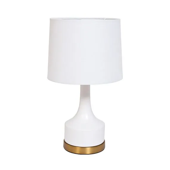 Garda Decor 22-88456 Лампа настольная плафон белый Н.53см (2)