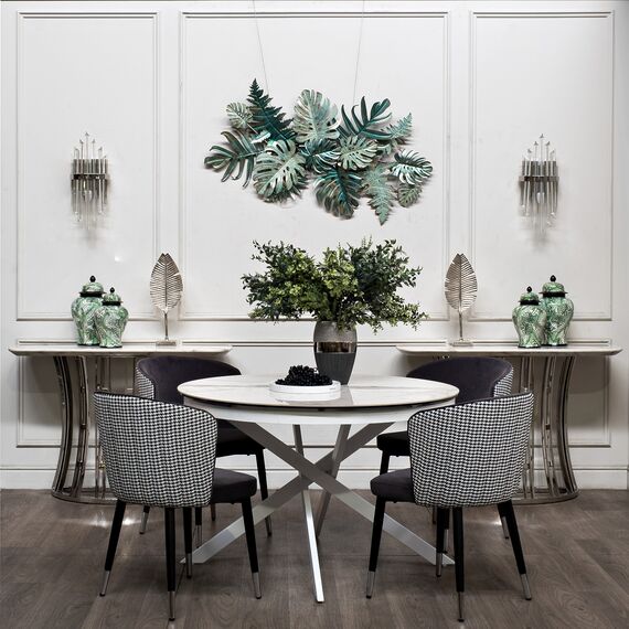 Garda Decor 62GDM-903CH Бра VERONA хром 22*50см