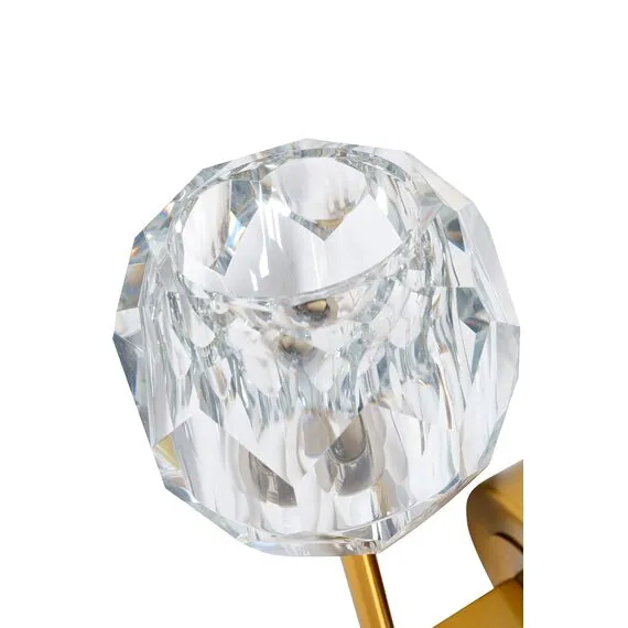 Garda Decor K2KR0934W-1 Бра Deco S латунь 13*13*h23 см, изображение 2