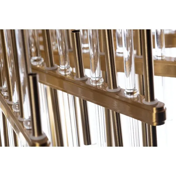 Garda Decor 92EL-YG60832-8P Люстра латунь d.64см, изображение 2