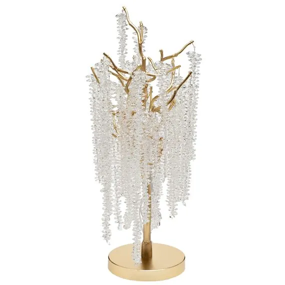 Garda Decor 86-80861 Лампа настольная 35*h60 см, металл цвет золото