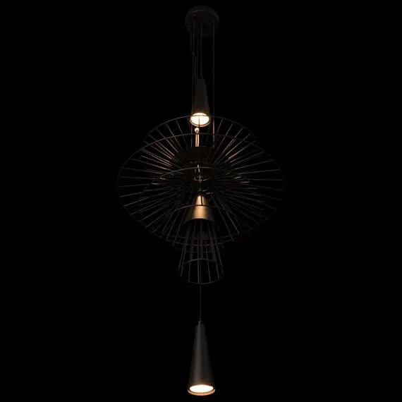 LOFT IT 10141/400 Black Подвесной светильник Star, изображение 4