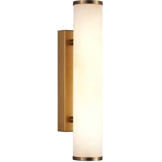 Cloyd 20184 Бра LERMONT - A W1 высота - 30 см, алебастр латунь